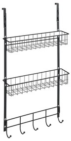 Висящ рафт за врата Rack Black - Wenko