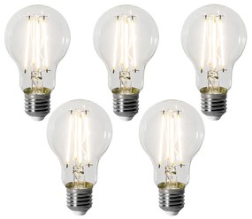 Комплект от 5 димируеми E27 LED крушки A60 8W 900 lm 3000K