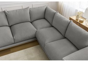 Сив ъглов диван Ernest – Bobochic Paris