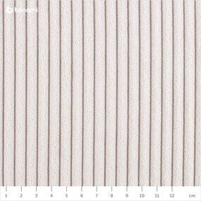 Бежово двойно легло 180x200 cm тапицирано с място за съхранение с включена подматрачна рамка Cube – Meise Möbel