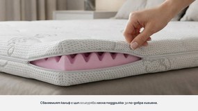 Топ матрак Antistress Silver от Sleepy 7 см