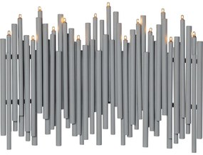 Бяла коледна светлинна украса Note - Star Trading