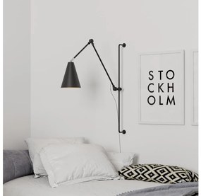 ByRydens 4300530-4002 - Аплик YUKON 1xE27/5W/230V черен