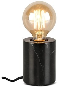 Черна настолна лампа с мраморна основа Athens - it's about RoMi