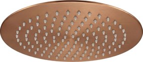 Кръгла душ глава REA JS-P014BRG 25cm Brush Copper