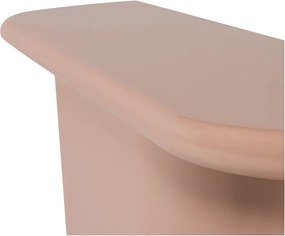 Светлорозова гланцова конзолна маса 30x120 cm Nocta – WOOOD