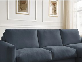 Тъмносин ъглов диван Cocoone – Bobochic Paris