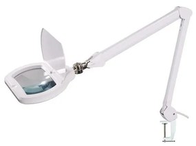 LED Димируема настолна лампа с лупа LED/12W/230V бяла
