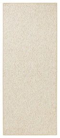 Кремава пътека 80x200 cm Wolly – BT Carpet