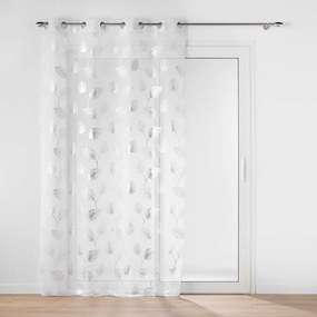 Завеса в бяло и сребристо 140x280 cm Edelia – douceur d'intérieur