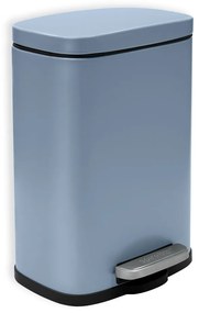 Светлосиньо стоманено кошче за боклук с педал 5 l Akira – Spirella