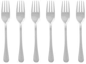 Десертни вилици в комплект 6 бр. от неръждаема стомана в сребрист цвят Classic – Premier Housewares