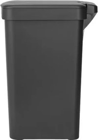 Кош за боклук с педал Brabantia StepUp 1008479, 16 л, Екологични материали, Голям отвор, Тъмносив