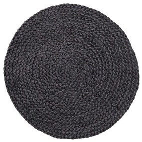 Тъмно сива подложка от юта, ø 35 cm Its All Nature - Södahl