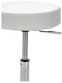 Бял офис стол от имитация на кожа Tizio – Tomasucci