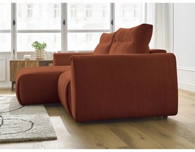 Оранжев ъглов диван Aden – Bobochic Paris