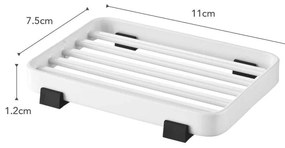 Бяла подложка за сапун Tower - YAMAZAKI