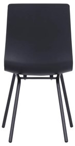 Черни пластмасови градински столове в комплект от 2 броя Sophie Rondo Wave - Hartman