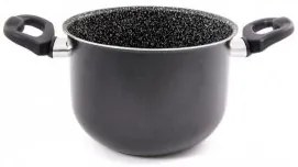 Steel Pan - Алуминиева тенджера без капак черна ф20см FRIGERELLA STONE(15356)