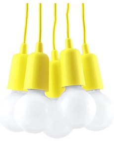 Жълто висящо осветително тяло ø 25 cm Rene – Nice Lamps