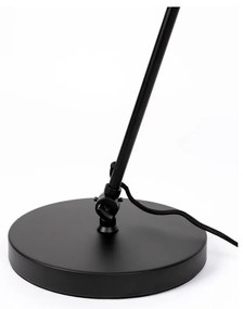 Черна настолна лампа с метален абажур (височина 70 cm) Jona – White Label