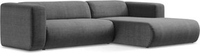 Сив ъглов диван (десен ъгъл) Ekahi – Makamii