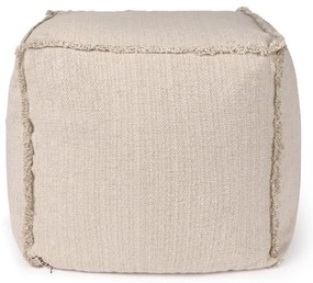 Кремав пуф Handloom – Lorena Canals