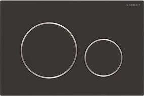 Geberit 115.882.14.1 - Панел за промиване Sigma20 24,6x16,4 cm матов черен