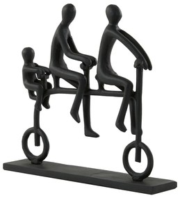Метална статуя (височина 32 cm) Cycle – Light &amp; Living