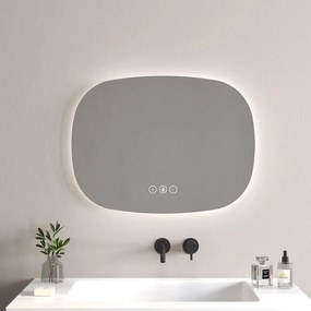 LED огледало с нагревател ENRICO 1959, Inter Ceramic, 80х80см