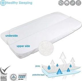 Протектор за матрак с 4 ластика трико 60/120 Baby Matex