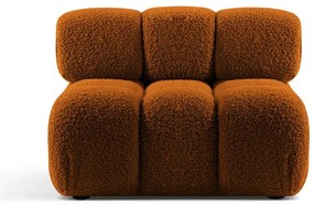 Оранжев модул за диван от букле (среден модул) Bellis – Micadoni Home