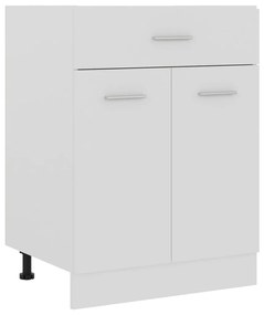 801228 vidaXL Шкаф с чекмеджета "Lyon", бял, 60x46x81,5 см, инженерно дърво