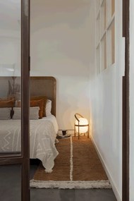 Памучна пътека в тухлен и бежов цвята 80x230 cm Duetto Toffee – Lorena Canals