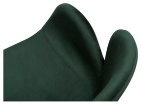 Зелен тапициран трапезен стол с подлакътници Gaia – DAN-FORM Denmark