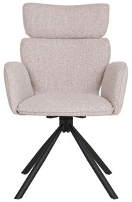 Бежови тапицирани трапезни столове в комплект с подлакътници 2 бр. Cordoba – House Nordic