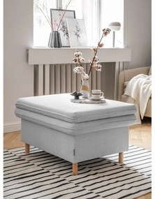 Светлосива табуретка Simon – Miuform