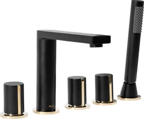 Смесител за вана Rea ICON Black Matt