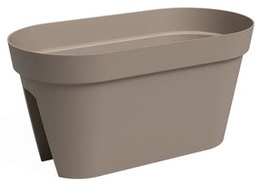 Сандък за цветя за парапети от рециклирана пластмаса 60 cm Capri – Artevasi