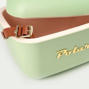 Хладилна чанта Polarbox Gold, 20 литра, AIRPOP полистирол, 5-15C до 24 часа, Зелен/Златист