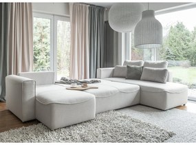 Кремав ъглов разтегателен диван (U-образен) Homely Tommy - Miuform