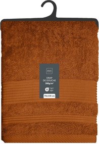 Теракотена памучна хавлиена кърпа от тери 70x130 cm Tendresse – douceur d'intérieur