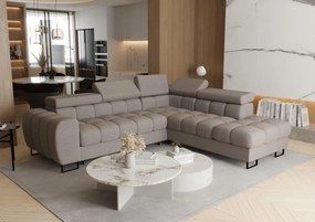 Ъглов диван Lordy-Сив-вдясно