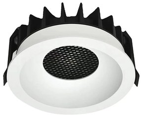 LED Лампа за окачен таван LED/18W/230V 3000/4000/6400K Ø 10,6 см бял