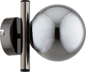 Стенно осветително тяло ERAL 1xE14/10W/230V гланцов хром/черно/опушено