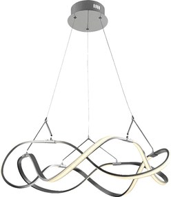 Полилей MINUET LED, никел, 30W, 3000K