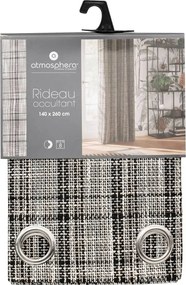 Блекаут завеса atmosphera Seth, 140x260 cm - Тъмносив