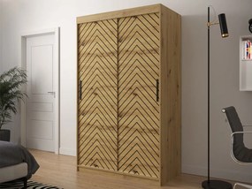 Плъзгащ се гардероб Jodelka-Artisan-Mauro-Дължина: 120 cm