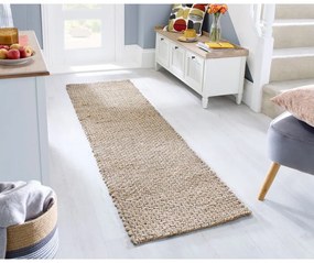 Килим от юта в естествен цвят 60x150 cm Sol - Flair Rugs