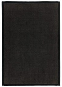 Черен килим 300x200 cm Sisal - Asiatic Carpets